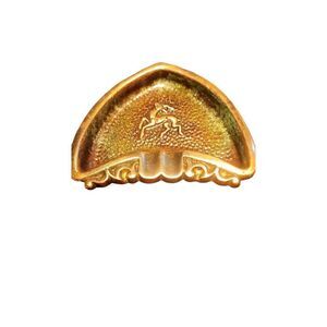 Vintage Pal Bell company 1950s ashtray solid brass made in Israel